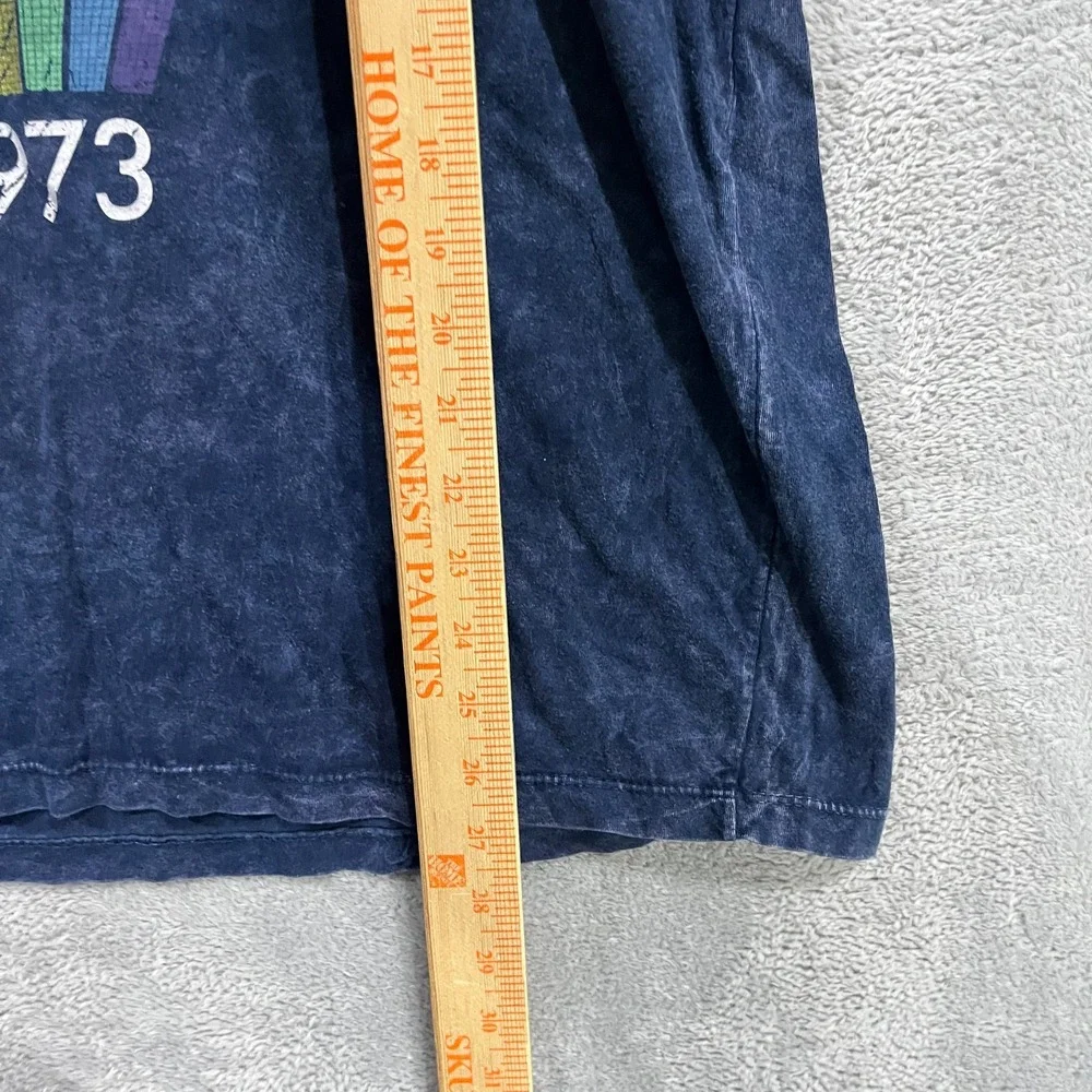 Pink Floyd Dark Side Of The Moon World Tour 1973 Graphic T-Shirt Mens XS Blue